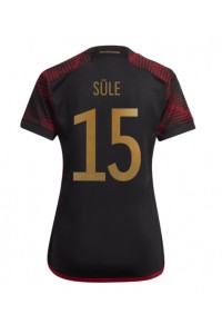 Fotbalové Dres Německo Niklas Sule #15 Dámské Venkovní Oblečení MS 2022 Krátký Rukáv